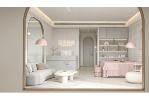 Custom Beauty Salon Furniture – Soft Cream French Style Spa Real Project