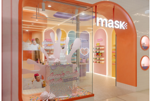 How We Designed a Trendy Candy‑Color Mall Store for Mask Fragrance Brand