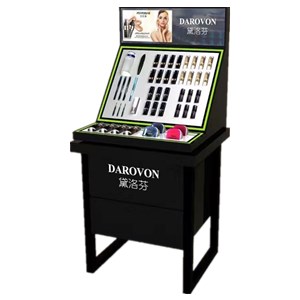 makeup display counter