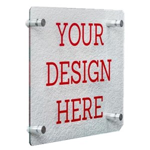 Floating Glass Sign Floating Sign - Lighted Signs - Signage