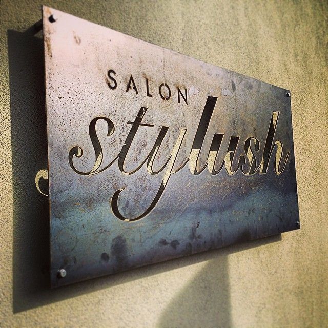 salon sign