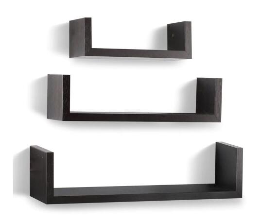 wall mounted floating shelving