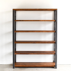 wood shelves