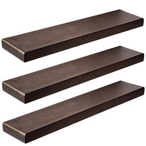wood shelves
