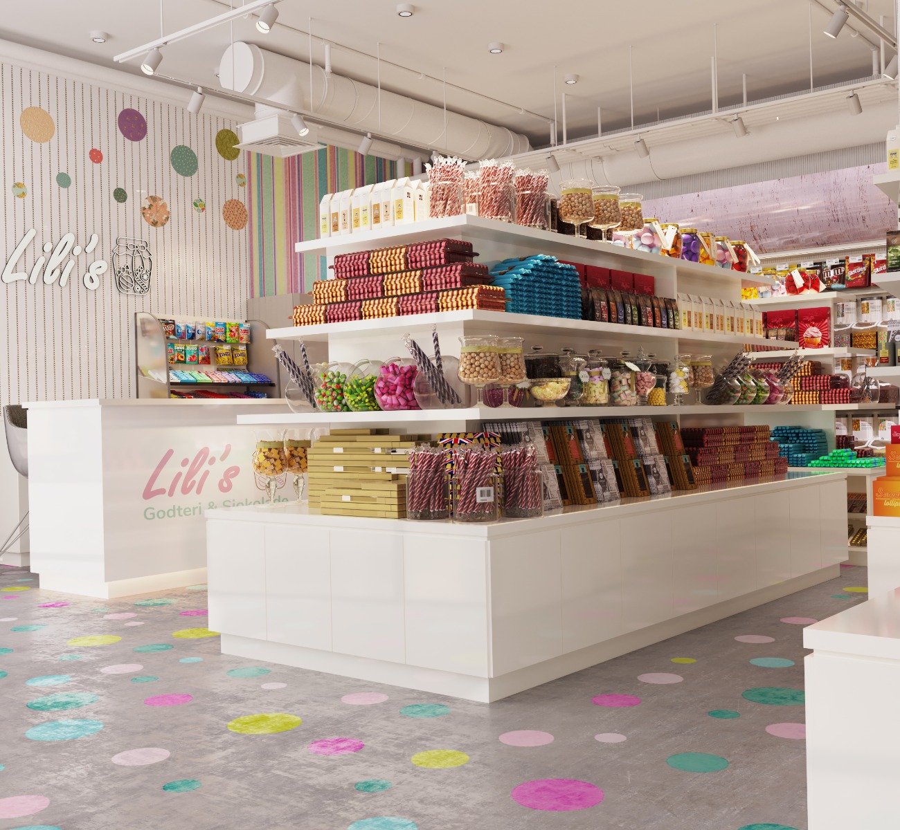 Candy store design