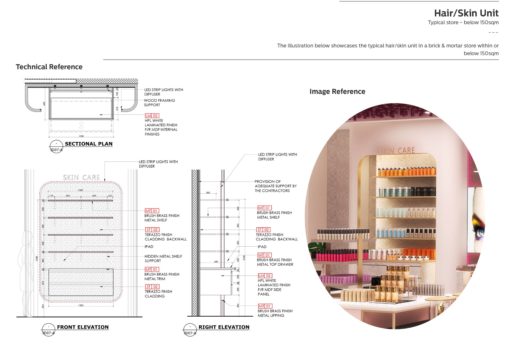 cosmetic store