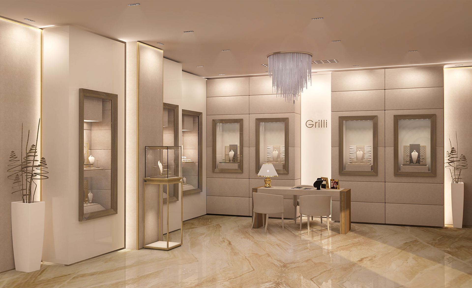 jewelry store furniture