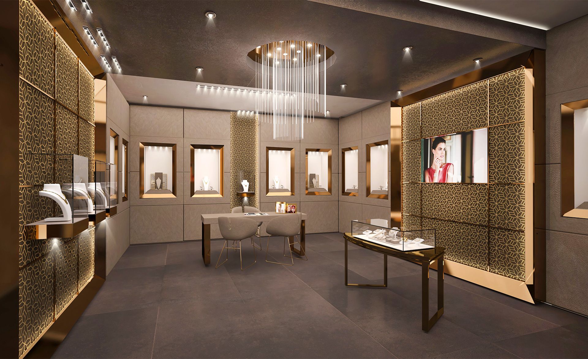 jewelry store furniture