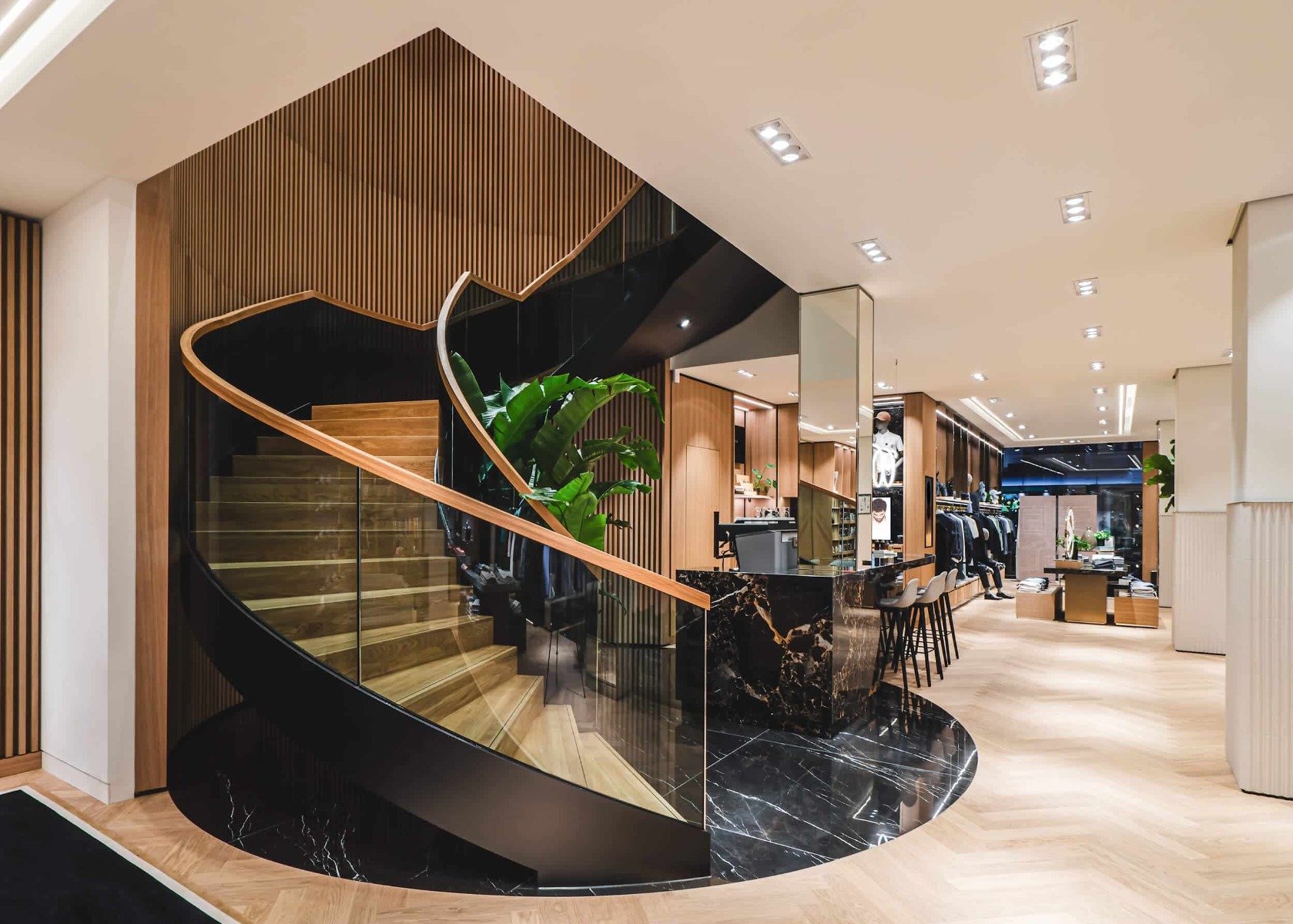 clothing and bag store design