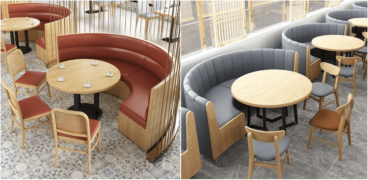 round shape sofa