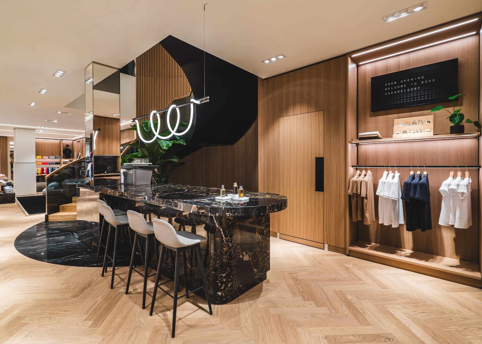 clothing and bag store design