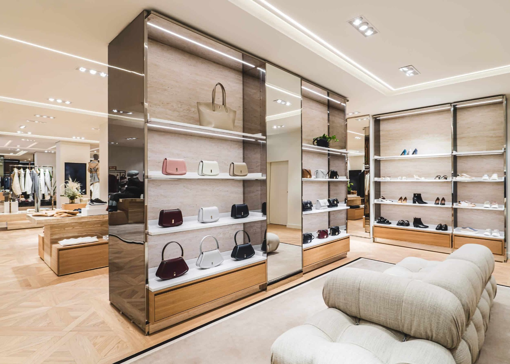 clothing and bag store design