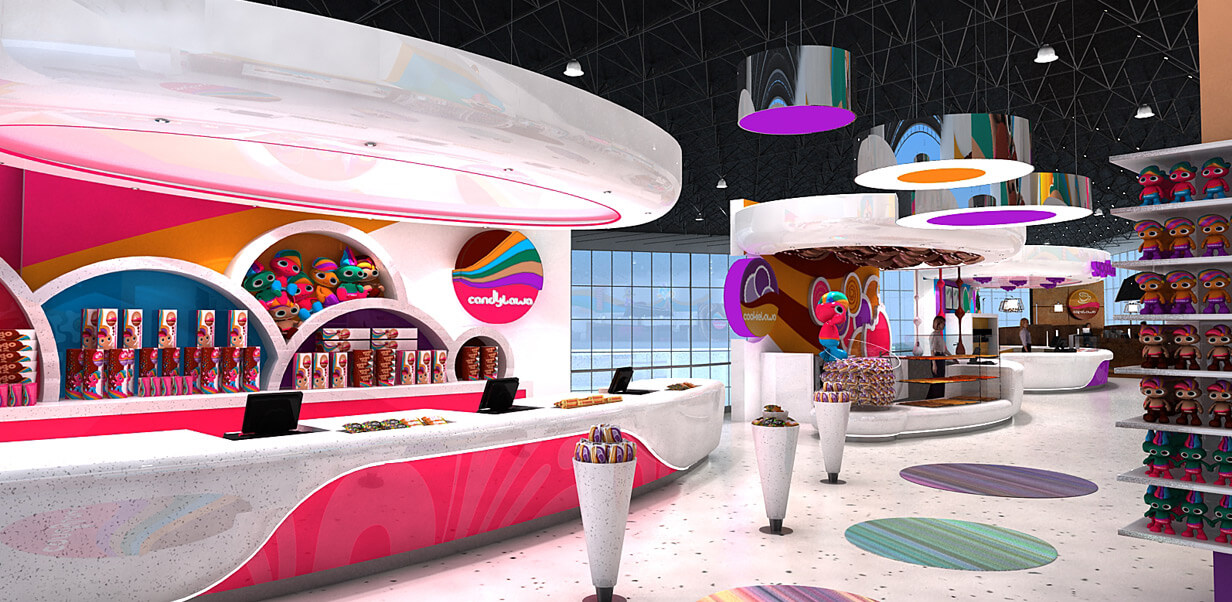 candy shop interior design
