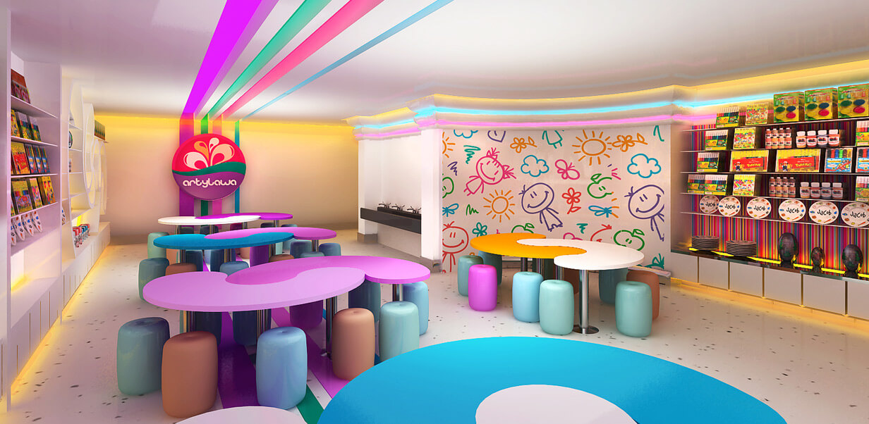candy store interior design