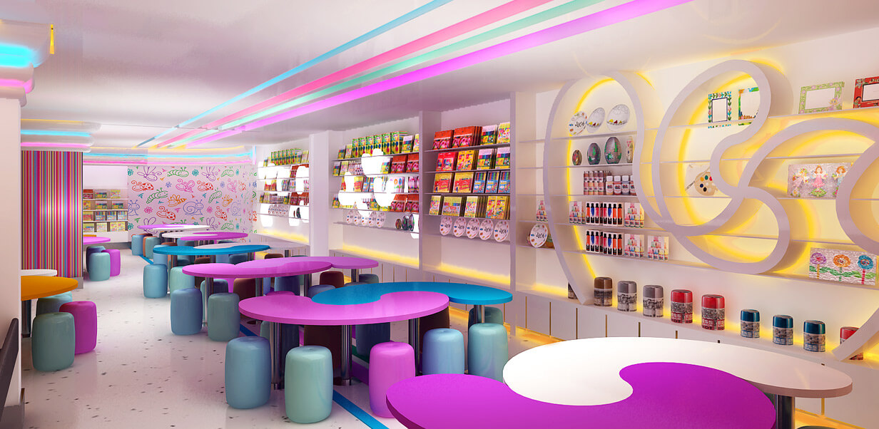 candy shop retail design