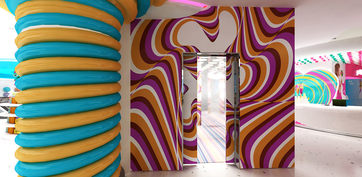 candy shop display design
