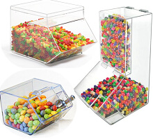 acrylic candy bin