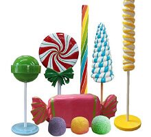 fiberglass candy statue