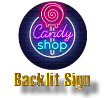 candy shop sign