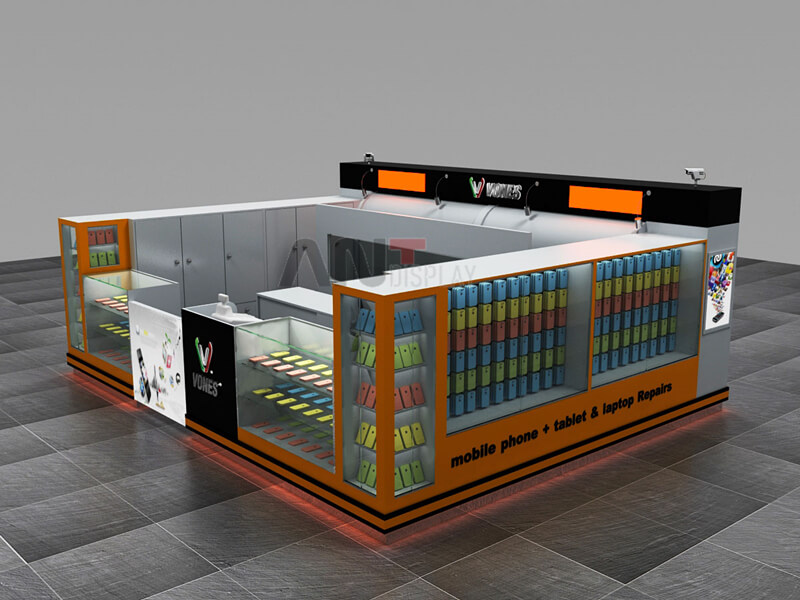 cellphone accessories kiosk