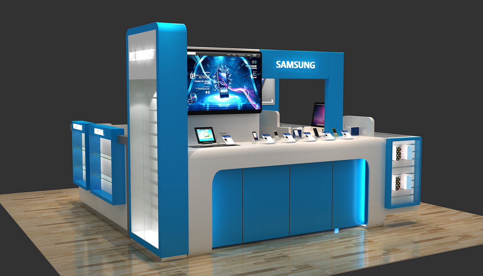 phone display kiosk