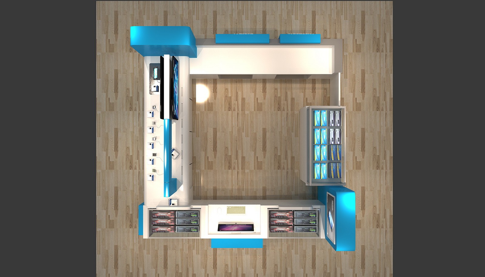 phone display kiosk
