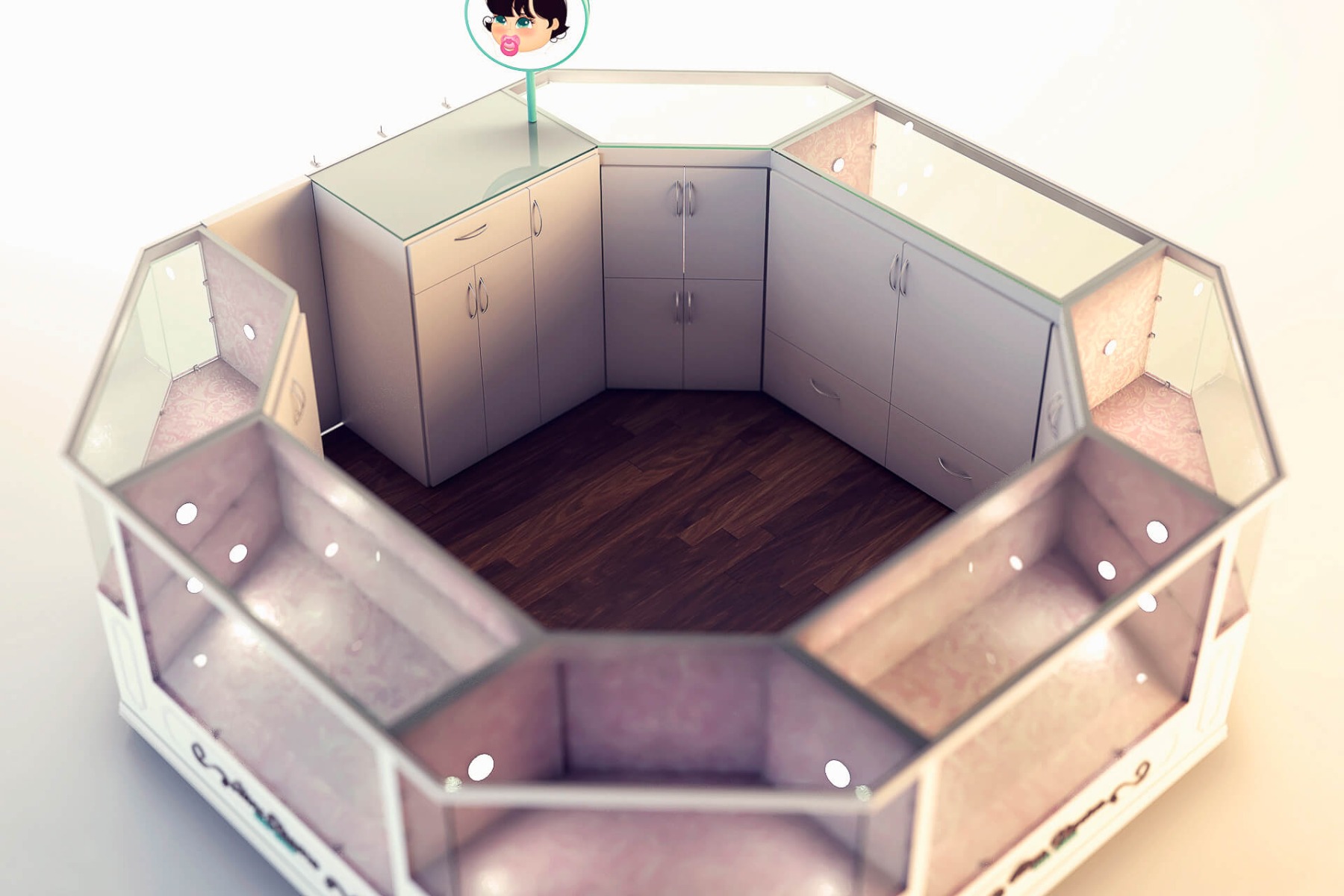 jewelry display kiosk