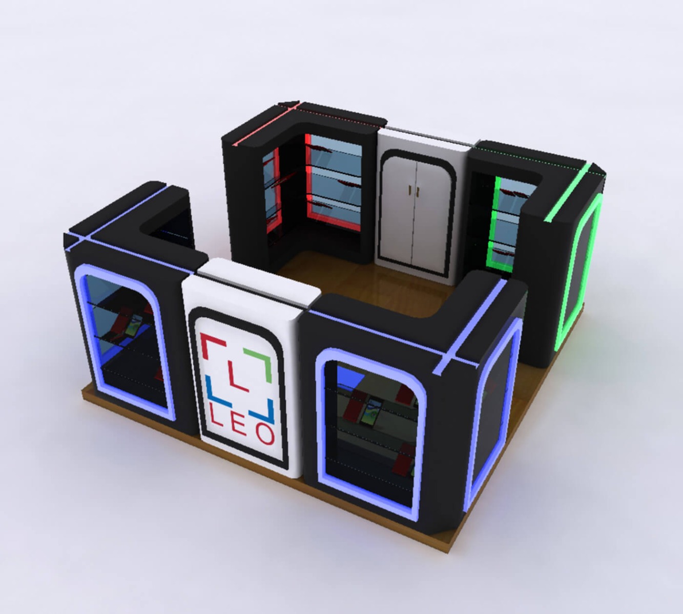 ant display phone display kiosk