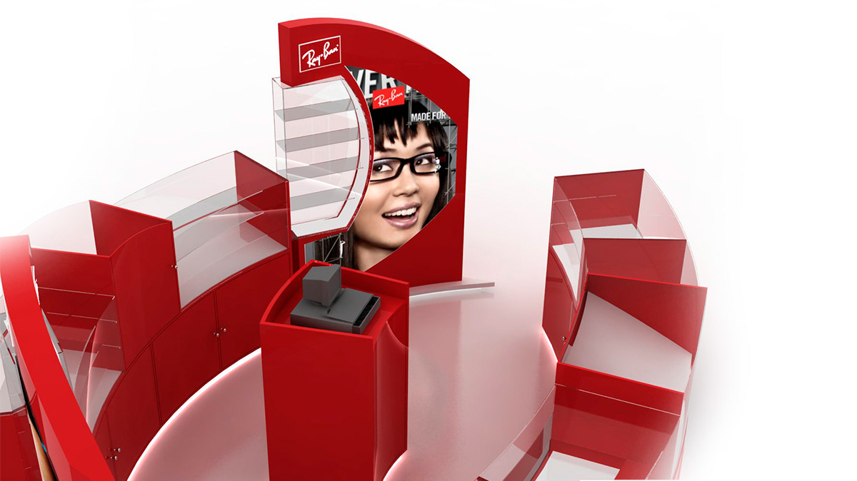 eyewear display kiosk