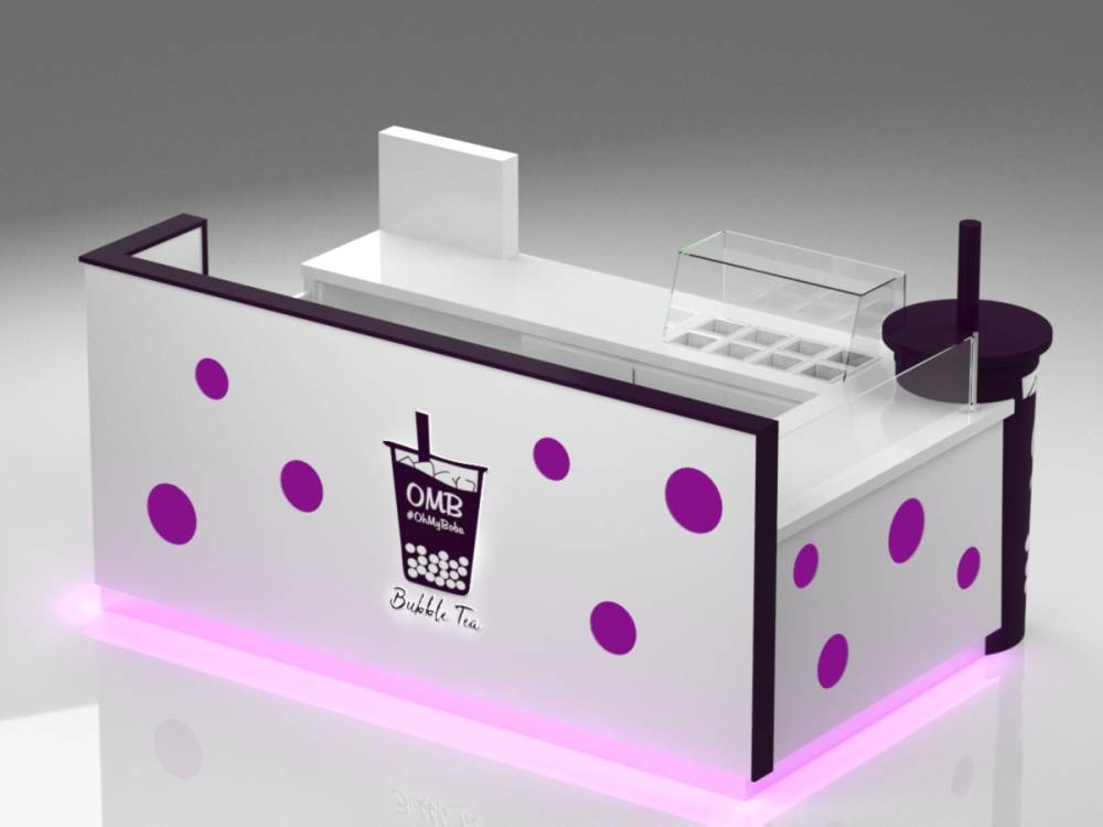 bubble tea kiosk