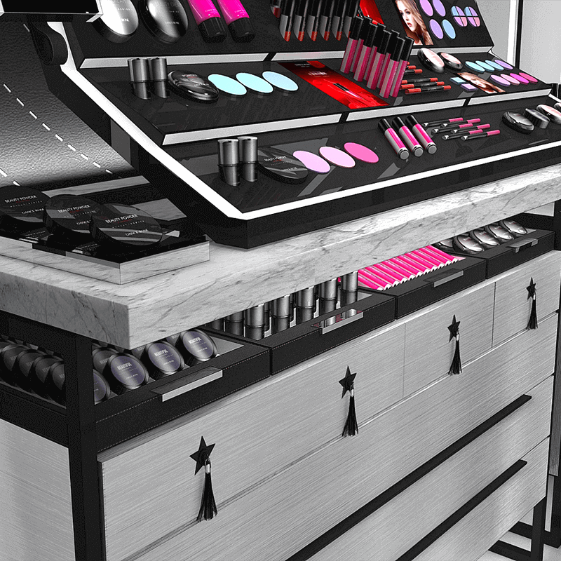 makeup display case