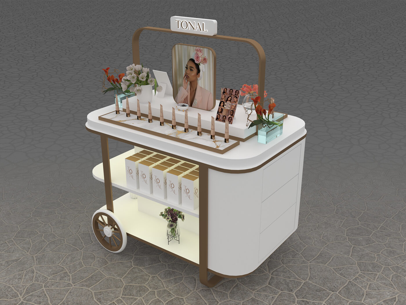 cosmetic cart