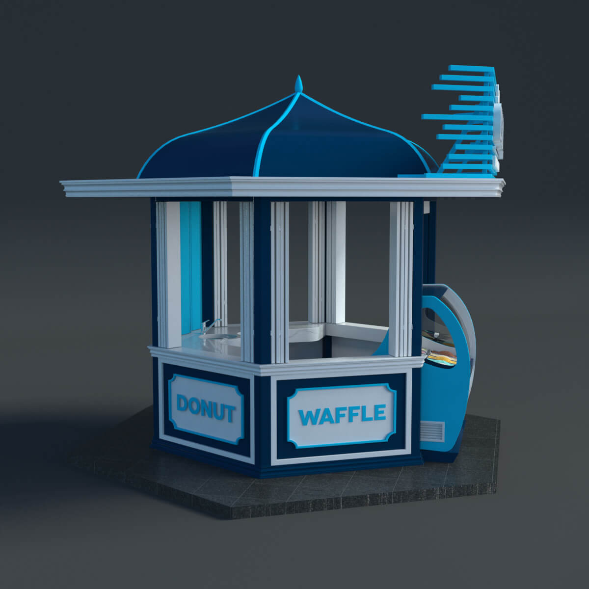 ice cream kiosk