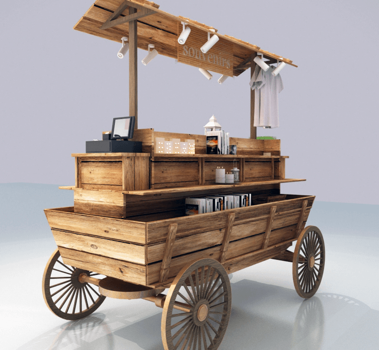 retail display cart