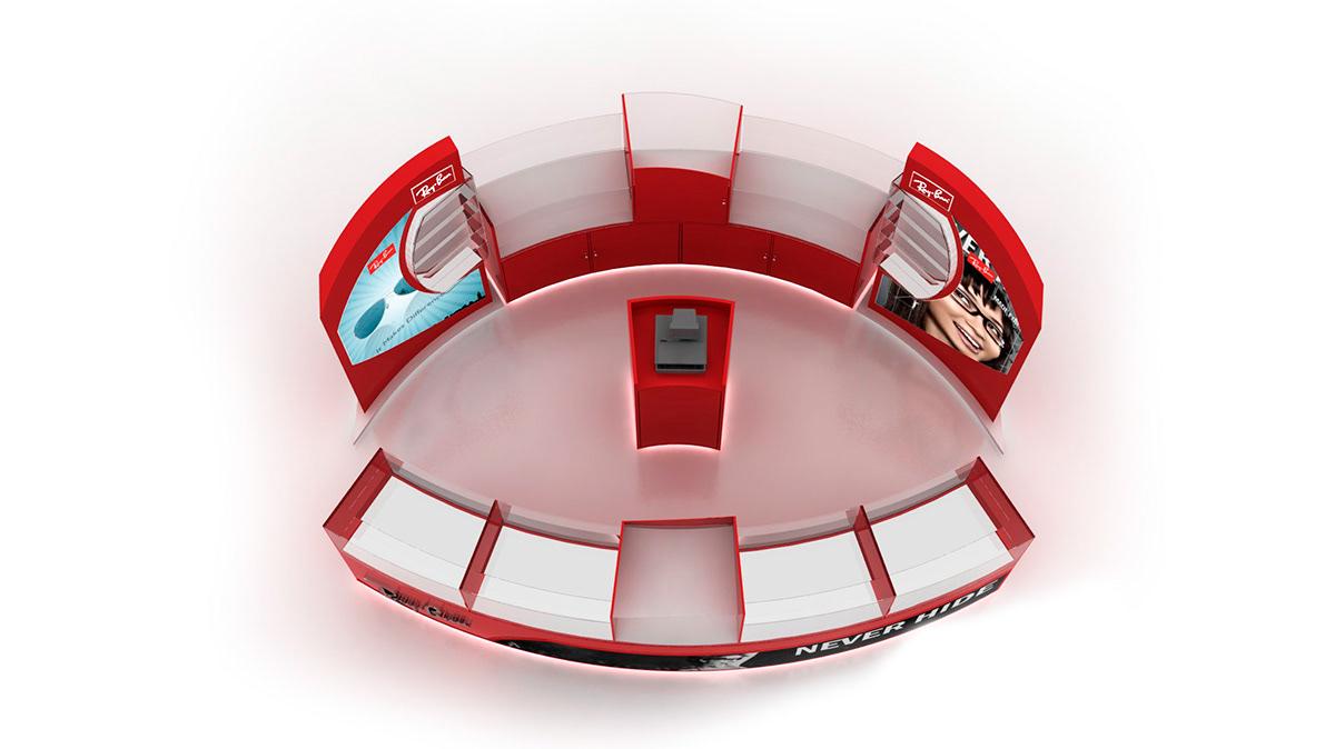 eyewear display kiosk