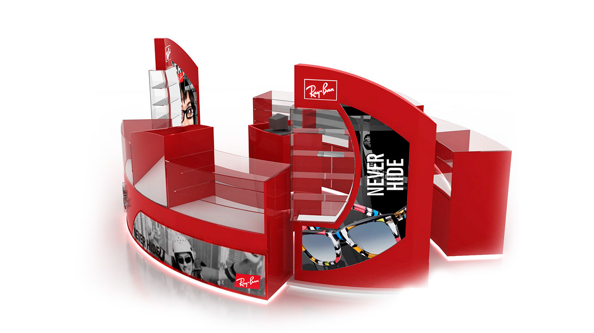 eyewear display kiosk