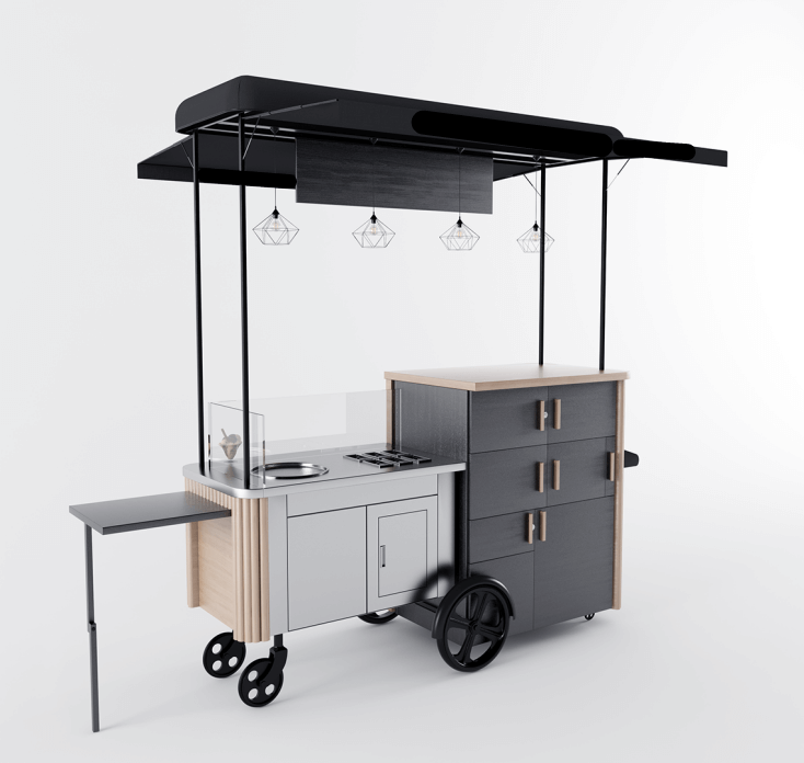 ice cream cart