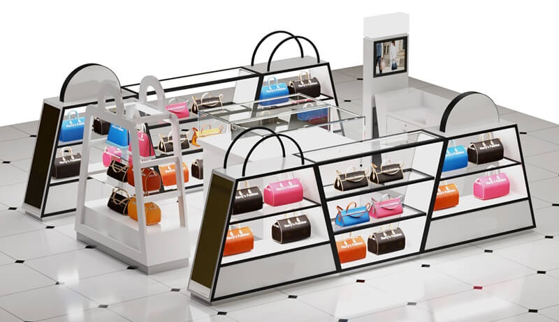 handbag display kiosk