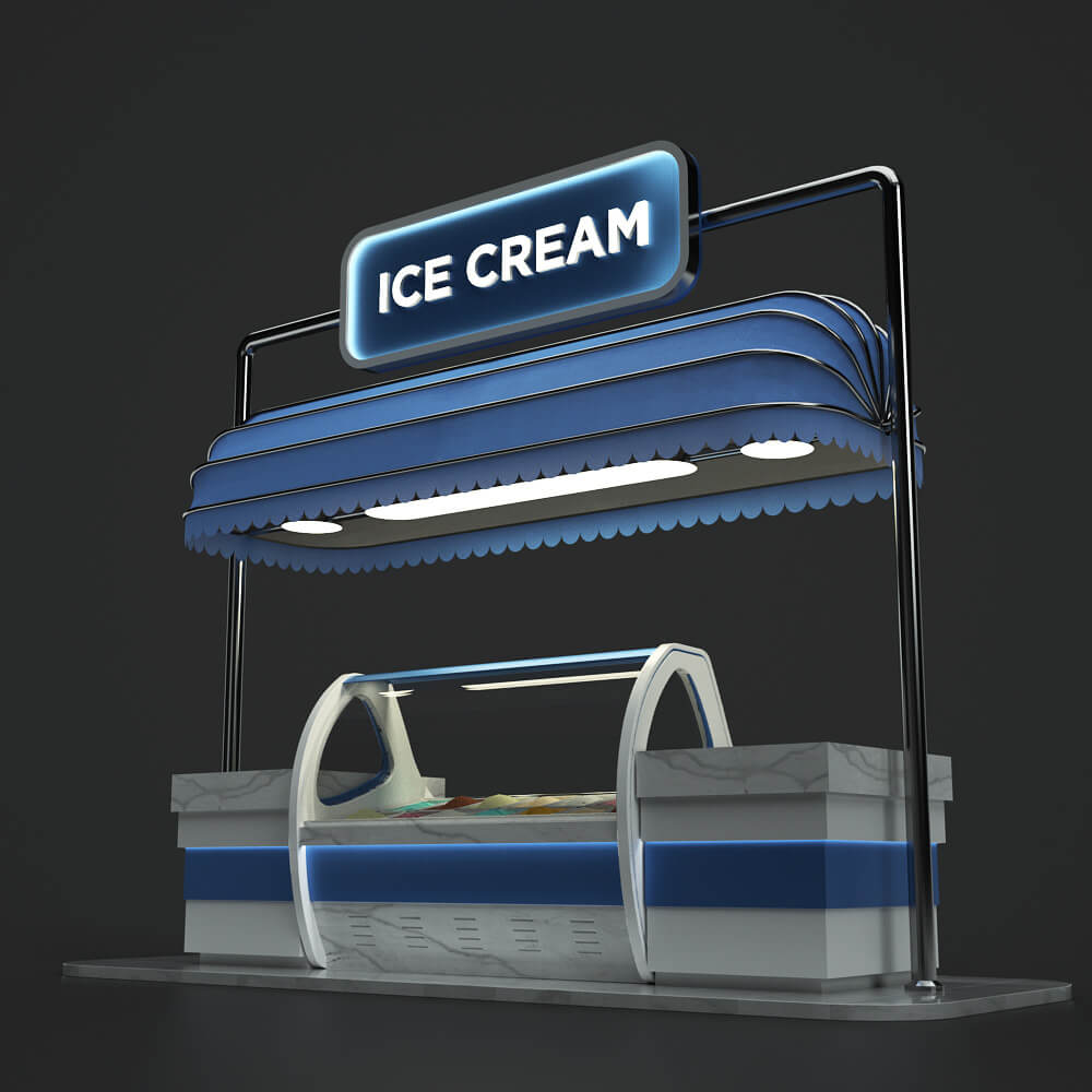 ice cream cart