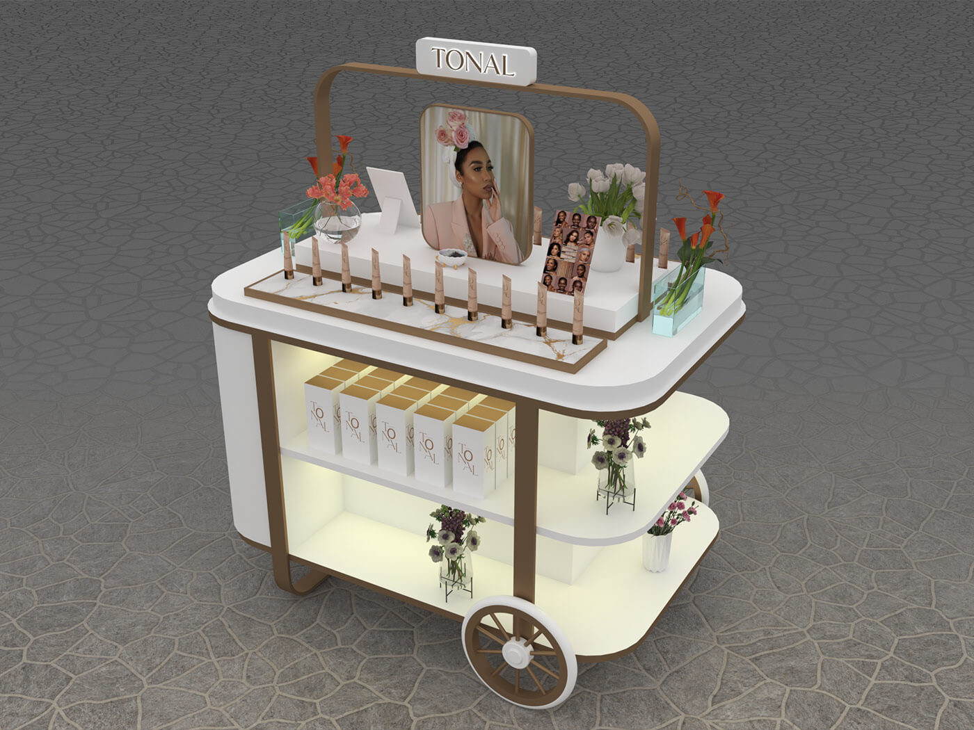 cosmetic cart