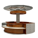 round kiosk design