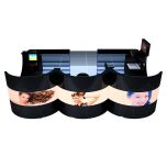 Special Style Barber Kiosk Mall Hair Cutting Kiosk For Sale