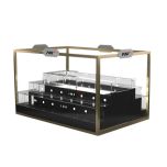 Shopping center Flower Display Stand | Flower Glass Box Kiosk For Sale