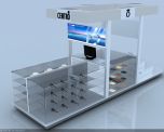 High Quality Customized Modern Style Handbag showcase Design Jewelry Kiosk For Sale