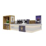 Frozen yogurt kiosk