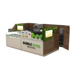 wooden bubble tea shop