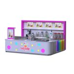 Bubble tea food booth