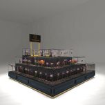 10ft by10ft flower display kiosk flower display counter used in shopping mall