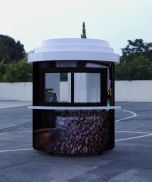 coffee cup kiosk