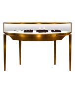 curved jewelry display showcase